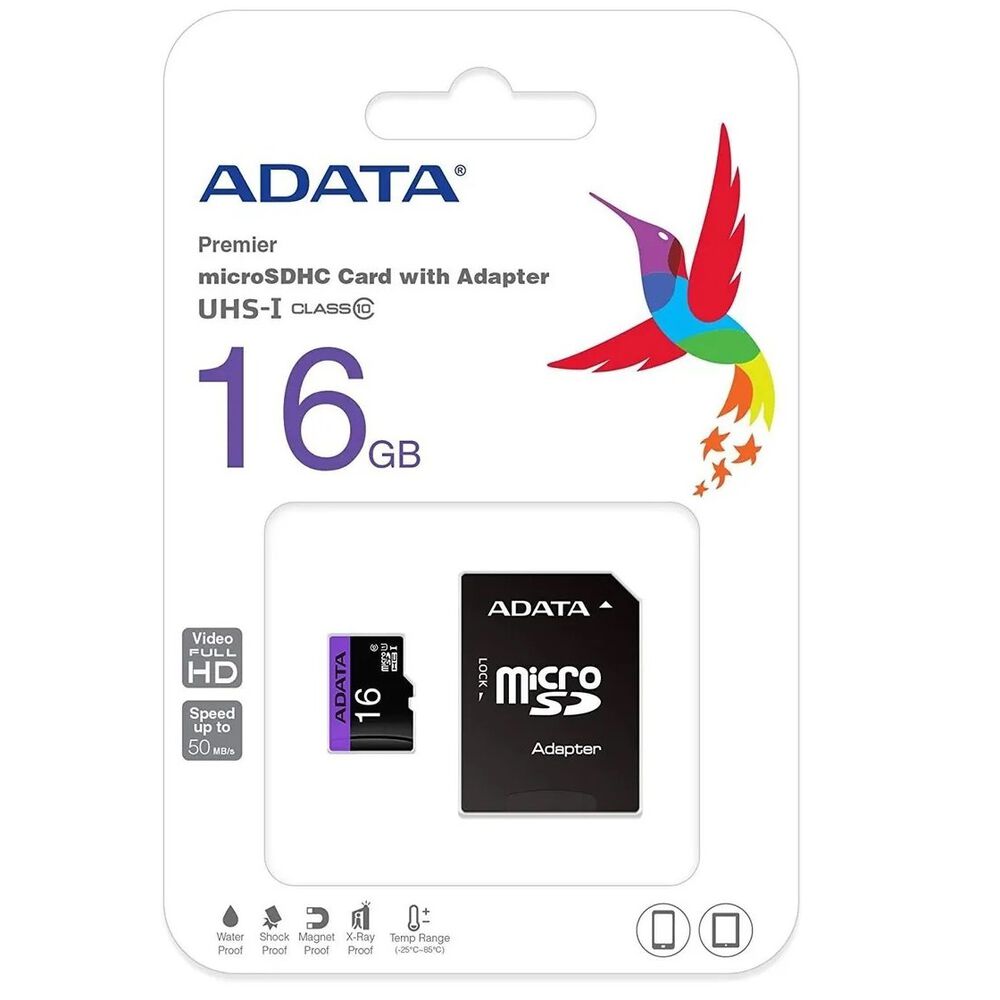 Micro Sd Premier Clase 10 16gb Adata image number 0.0